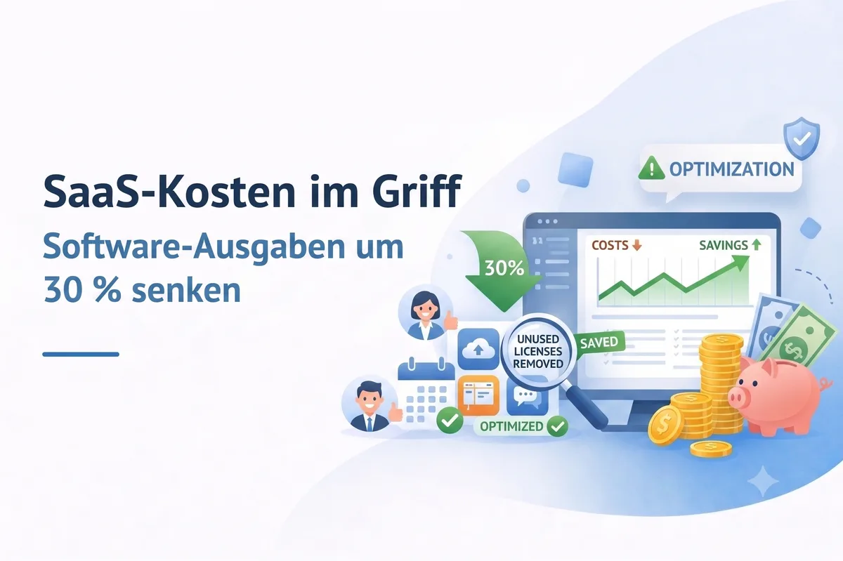 SaaS-Kosten im Griff: So reduzieren Sie Ihre Software-Ausgaben um bis zu 30 %